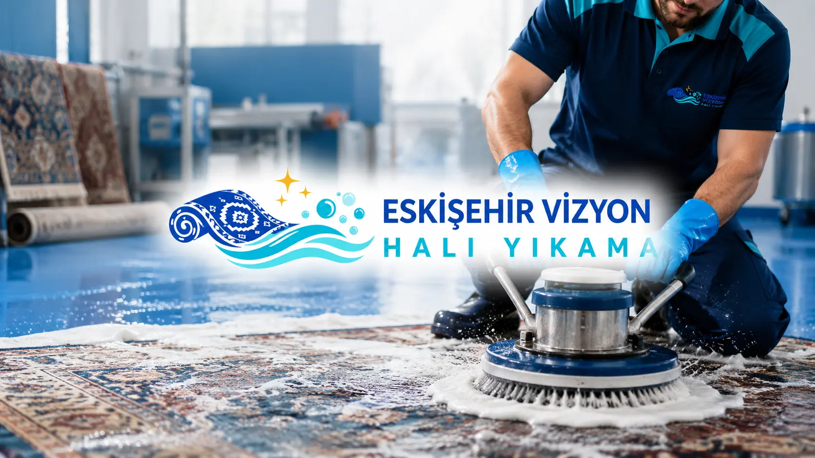 Profesyonel fırçalı halı yıkama